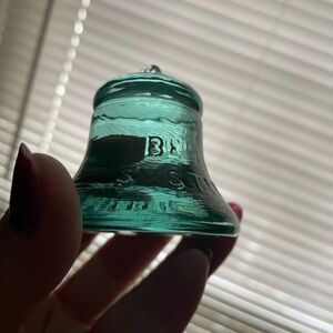 Vintage Glass Bell paper weight.